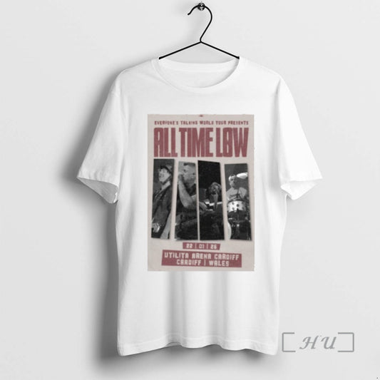 Trending All Time Low Jan 22 2026 Cardiff Wales T-Shirts, Hoodie, Sweatshirt | AU18TeeNovaLab.com