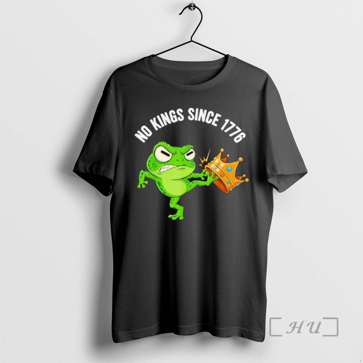 Trending Angry Frog No Kings Since 1776 Funny America