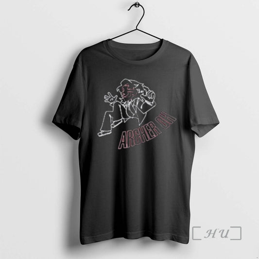 Trending Archer Oh Masked Character Circle Black T-Shirts, Hoodie, Sweatshirt | AU18TeeNovaLab.com