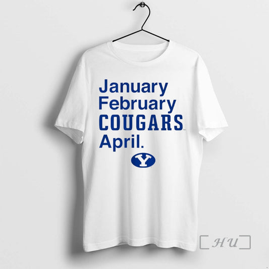 Trending Byu Cougars Basketball January February Cougars April Circle T-Shirts, Hoodie, Sweatshirt | AU18TeeNovaLab.com