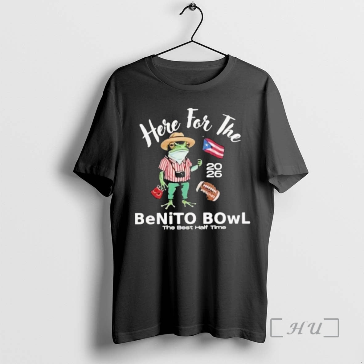 Trending Bad Bunny Here For The Benito Bowl Halftime Show 2026 Frog Premium T Shirts Hoodie, Sweatshirt | AU18TeeNovaLab.com
