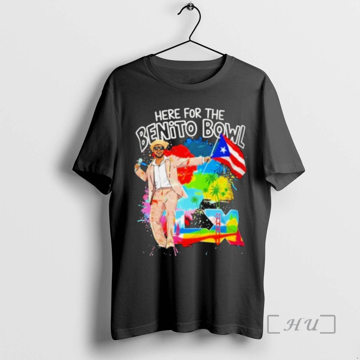 Trending Bad Bunny Here For The Benito Bowl 2026 T-Shirts, Hoodie, Sweatshirt | AU18TeeNovaLab.com