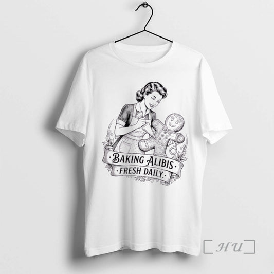 Trending Baking Alibis Fresh Daily T-Shirts, Hoodie, Sweatshirt | AU18TeeNovaLab.com