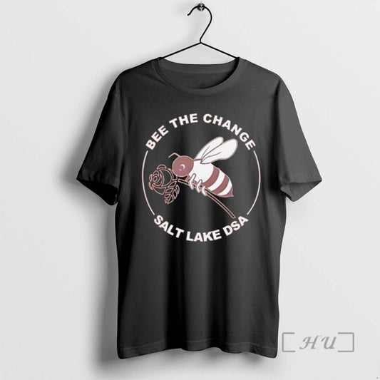 Trending Bee The Change Salt Lake Dsa Retro T-Shirts, Hoodie, Sweatshirt | AU18TeeNovaLab.com