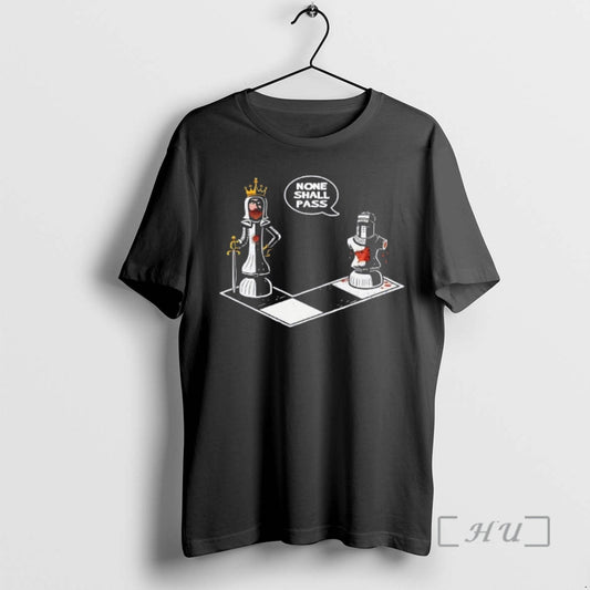 Trending Black Knight Check None Shall Pass T-Shirts, Hoodie, Sweatshirt | AU18TeeNovaLab.com