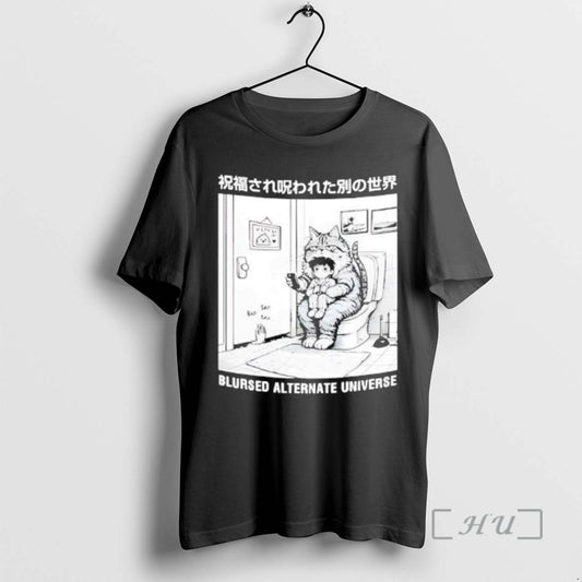 Trending Blursed Alternate Universe Cat Lover T-Shirts, Hoodie, Sweatshirt | AU18TeeNovaLab.com