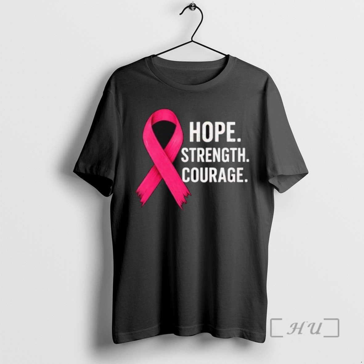 Trending Breast Cancer Hope Strength Courage T-Shirts, Hoodie, Sweatshirt | AU18TeeNovaLab.com