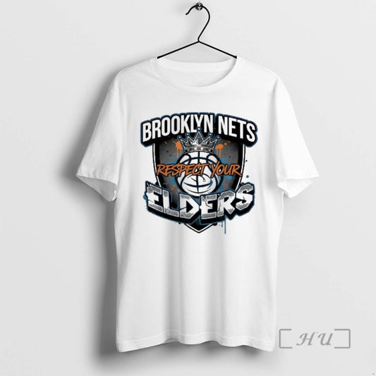 Trending Brooklyn Nets Respect Your Elders T-Shirts, Hoodie, Sweatshirt | AU18TeeNovaLab.com