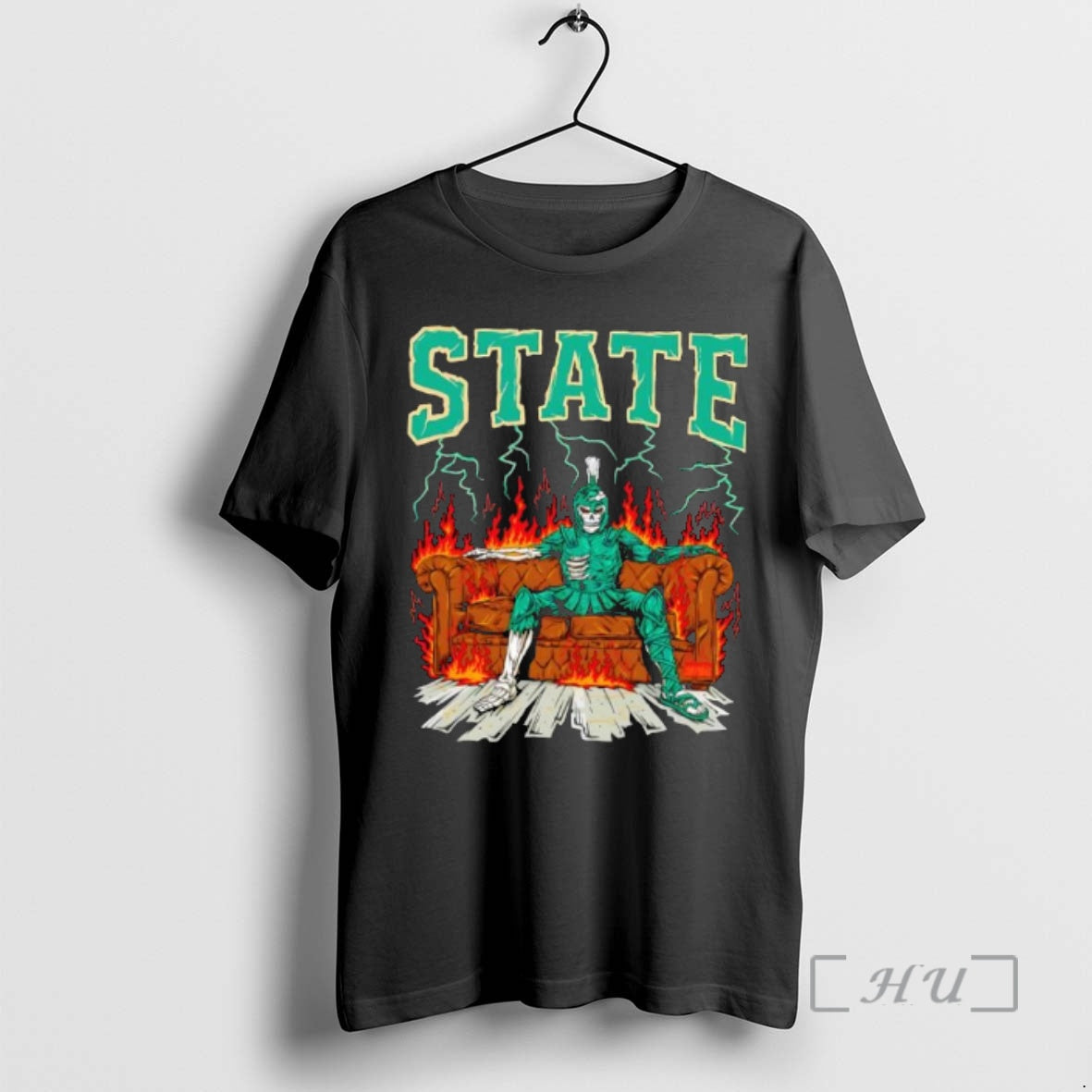 Trending Burning Couch Michigan State T-Shirts, Hoodie, Sweatshirt | AU18TeeNovaLab.com