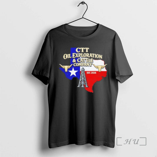 Trending Ctt Oil Exploration Cattle Co T-Shirts, Hoodie, Sweatshirt | AU18TeeNovaLab.com