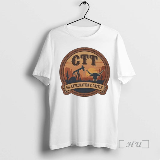 Trending Ctt Oil Exploration Cattle T-Shirts, Hoodie, Sweatshirt | AU18TeeNovaLab.com