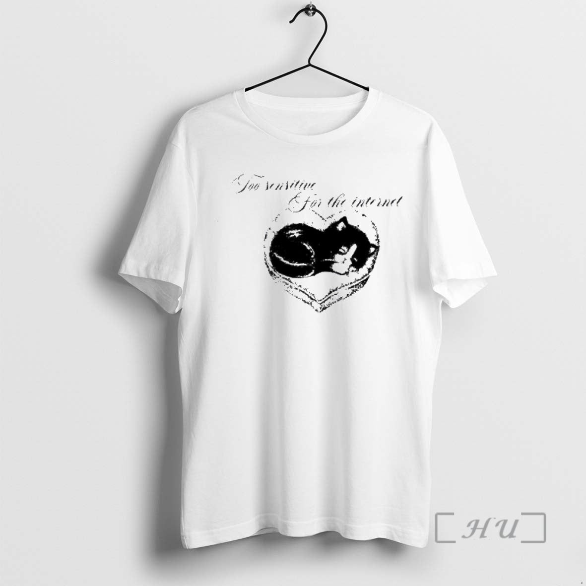 Trending Cat Too Sensitive For The Internet T-Shirts, Hoodie, Sweatshirt | AU18TeeNovaLab.com