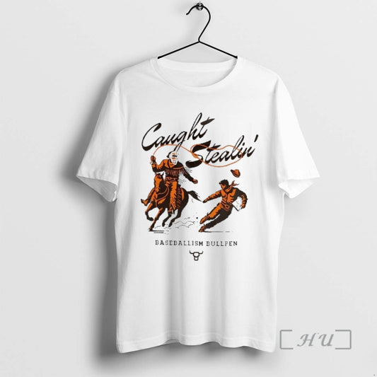 Trending Caught Stealin Baseballism Bullpen Vintage T-Shirts, Hoodie, Sweatshirt | AU18TeeNovaLab.com