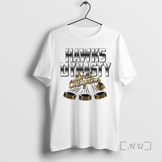 Trending Chicago Blackhawks Hawks Dynasty 2010 2015 2013 World Champions T-Shirts, Hoodie, Sweatshirt | AU18TeeNovaLab.com