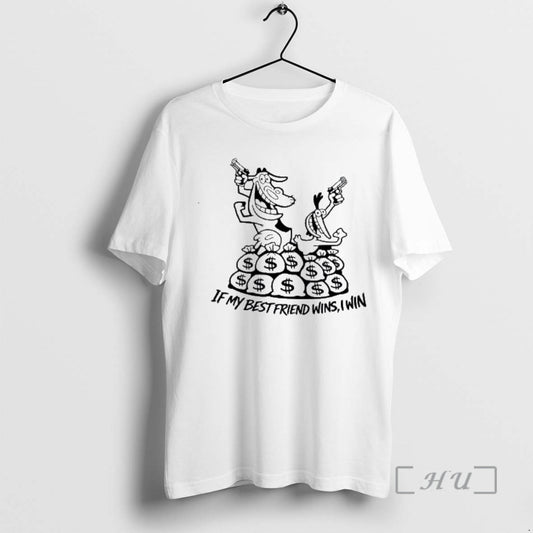 Trending Cow If My Best Friend Wins I Win Meme T-Shirts, Hoodie, Sweatshirt | AU18TeeNovaLab.com