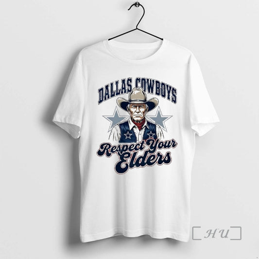 Trending Dallas Cowboys Respect Your Elders T-Shirts, Hoodie, Sweatshirt | AU18TeeNovaLab.com