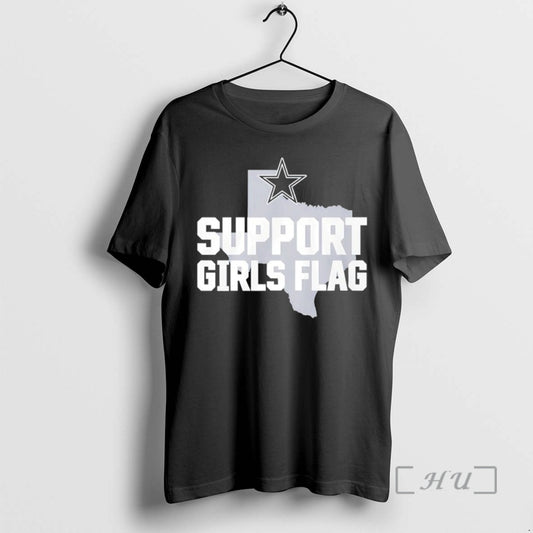 Trending Dallas Cowboys Support Girls Flag T-Shirts, Hoodie, Sweatshirt | AU18TeeNovaLab.com