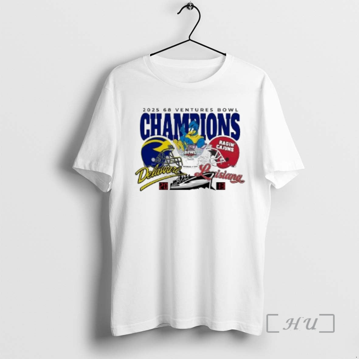 Trending Delaware Fightin Blue Hens Winner 20 13 Louisiana Ragin Cajuns 2025 68 Ventures Bowl T-Shirts, Hoodie, Sweatshirt