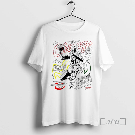 Trending Dennis Rodman Chicago Bulls Chalked Up Signature