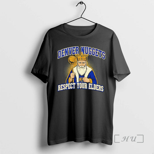 Trending Denver Nuggets Respect Your Elders T-Shirts, Hoodie, Sweatshirt | AU18TeeNovaLab.com