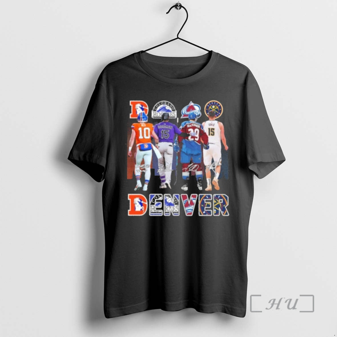Trending Denver Team Player Signature T-Shirts, Hoodie, Sweatshirt | AU18TeeNovaLab.com