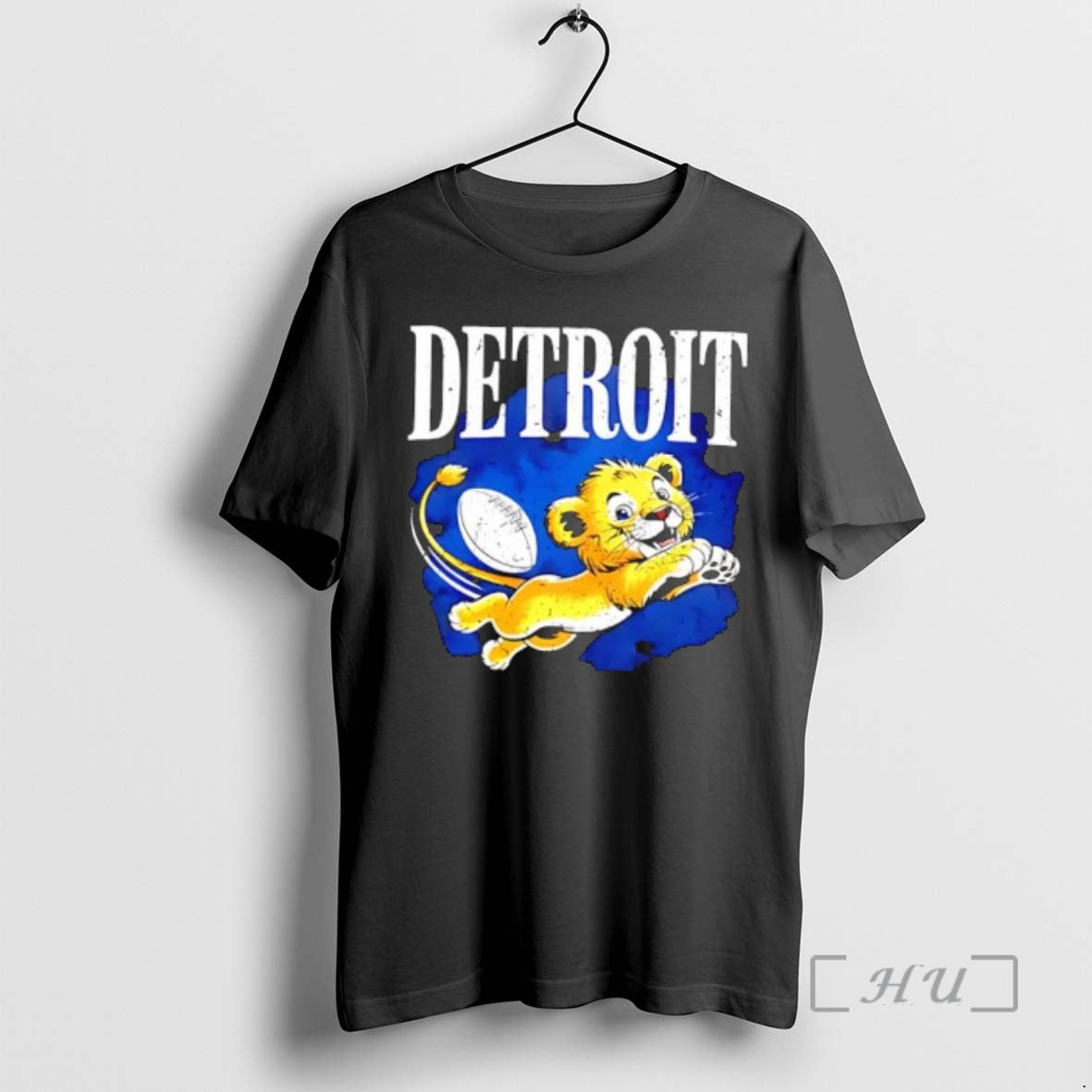 Trending Detroit Lions Football Cute Cartoon Mascot T-Shirts, Hoodie, Sweatshirt | AU18TeeNovaLab.com