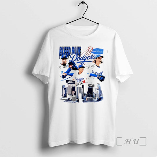 Trending Dodgers Bleed Blue Los Angeles Skyline