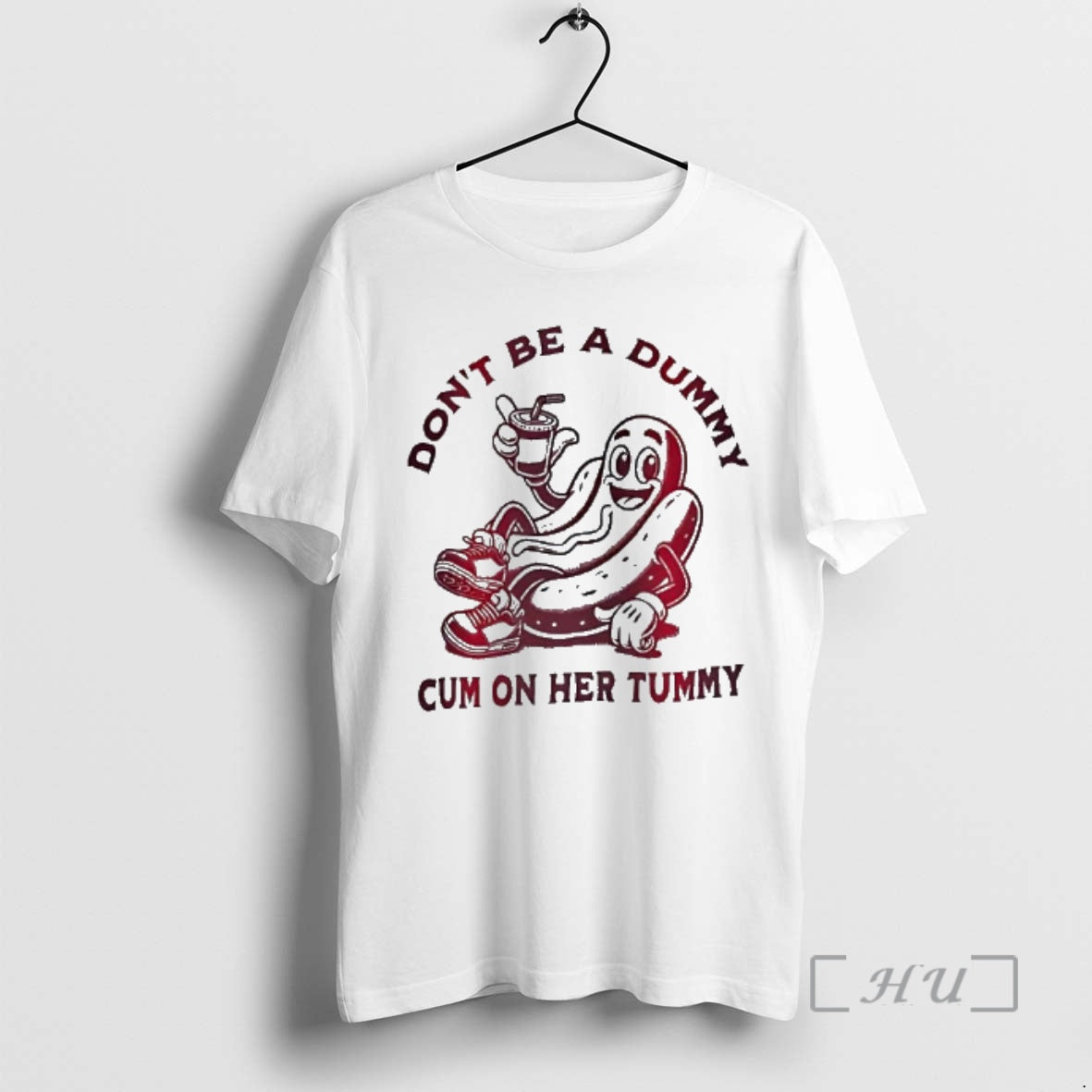 Trending Dont Be A Dummy Cum On Her Tummy Funny T-Shirts, Hoodie, Sweatshirt | AU18TeeNovaLab.com