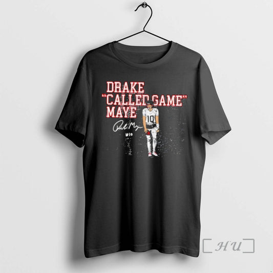 Trending Drake Maye Called Game Signature T-Shirts, Hoodie, Sweatshirt | AU18TeeNovaLab.com