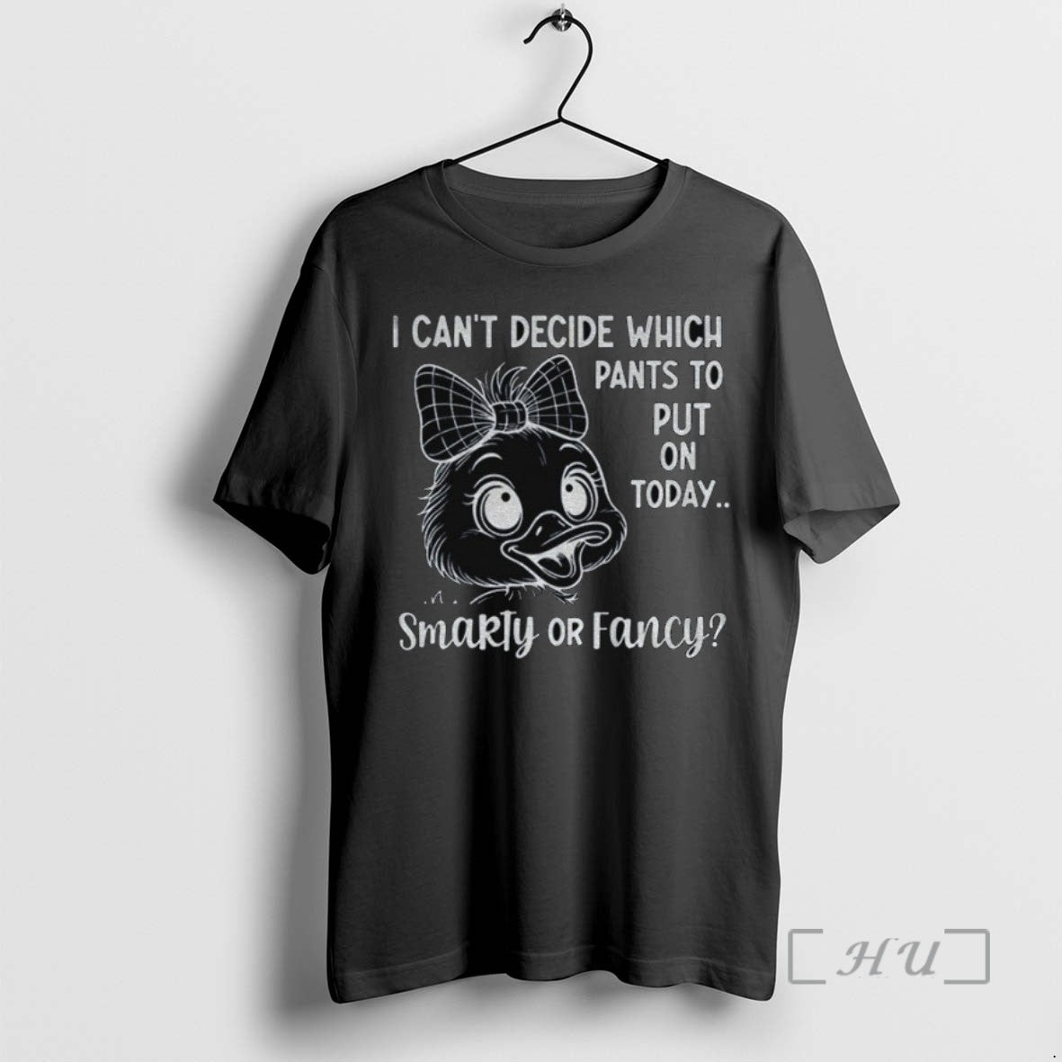 Trending Duck I Cant Decide What Pants To Put On Today Smarty Or Fancy T-Shirts, Hoodie, Sweatshirt | AU18TeeNovaLab.com