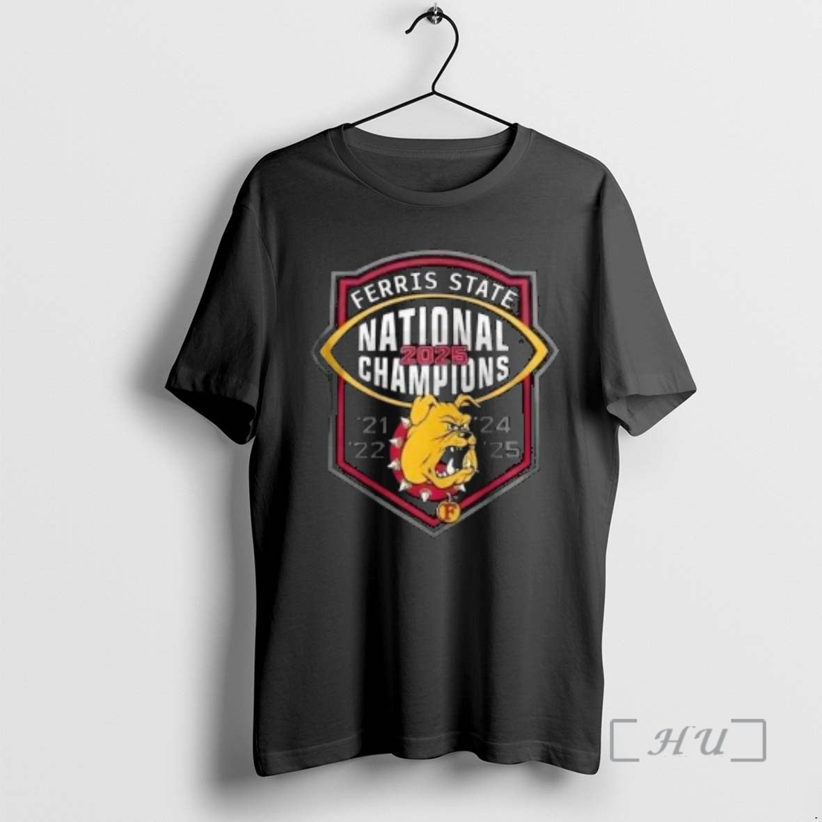 Trending Ferris State Bulldogs Ncaa Division Ii Football National Champions 2025 December 20 2025 Mckinney T-Shirts,...