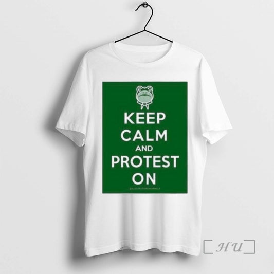 Trending Frog Keep Calm And Protest On