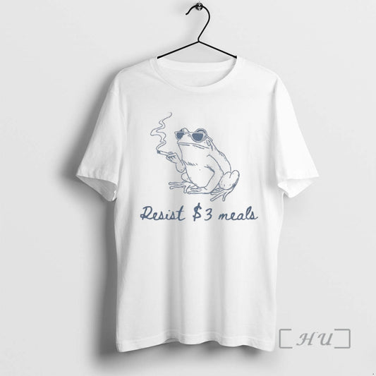 Trending Frog Smoking Resist Three Dollar Struggle Meal T-Shirts, Hoodie, Sweatshirt | AU18TeeNovaLab.com