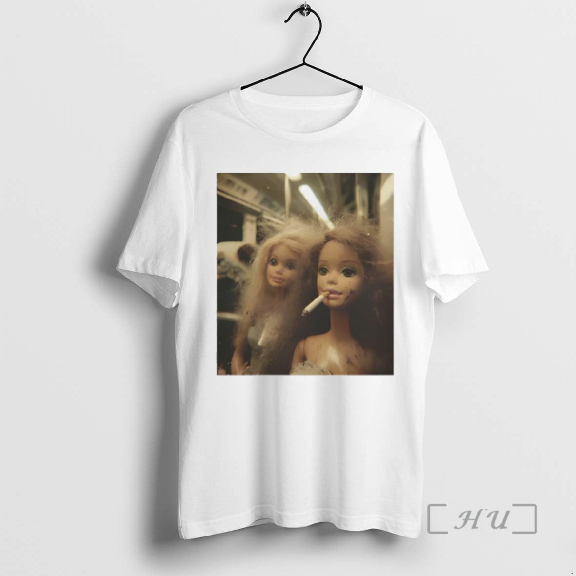 Trending Funny Distressed Doll Smoking T-Shirts, Hoodie, Sweatshirt | AU18TeeNovaLab.com