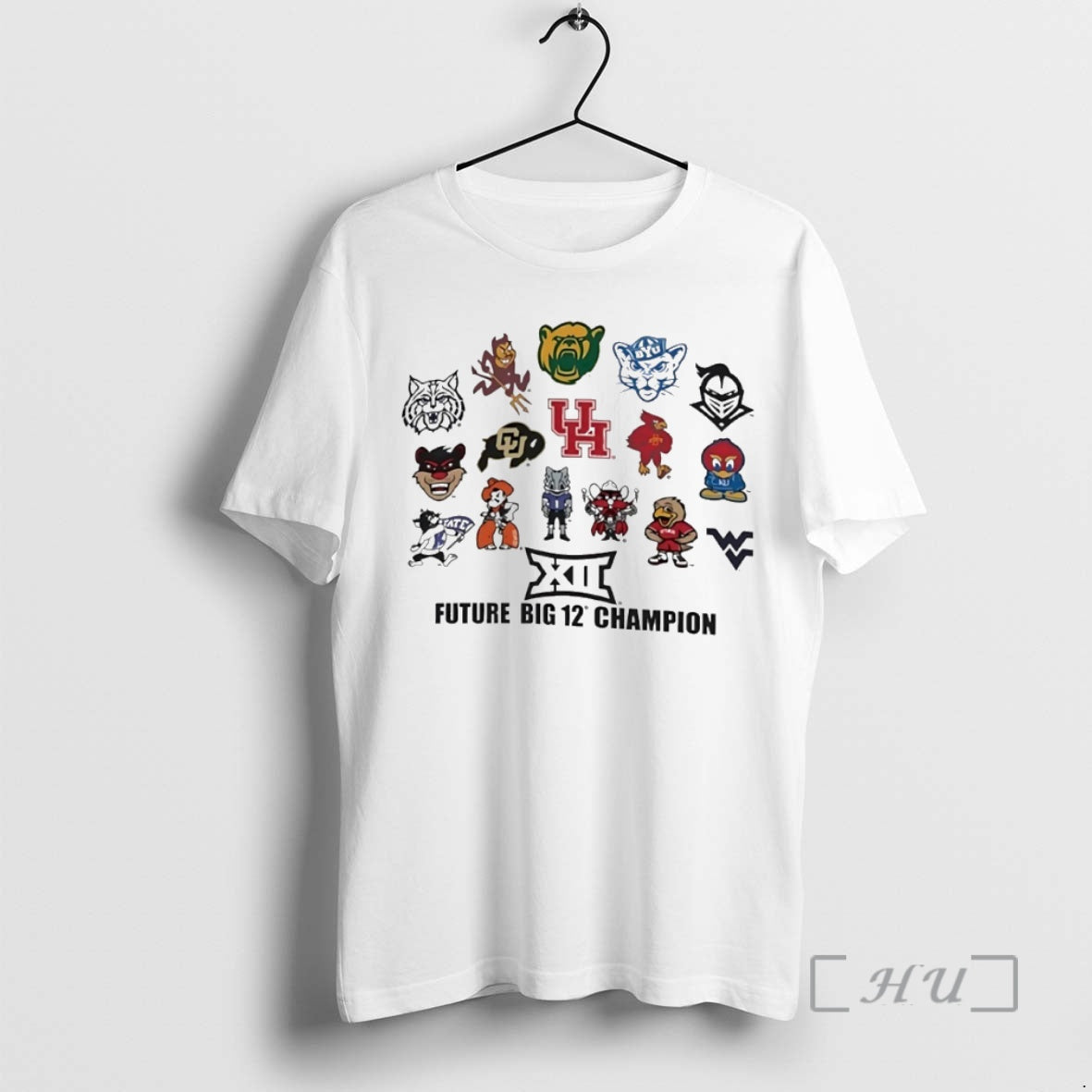 Trending Future Big 12 Champion Mascot Circle T-Shirts, Hoodie, Sweatshirt | AU18TeeNovaLab.com