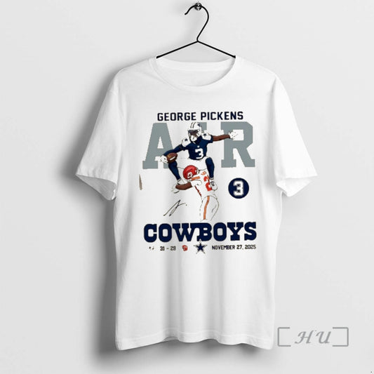 Trending George Pickens Dallas Cowboys Vs Kansas City Chiefs November 27 2025 Premium T Shirts Hoodie, Sweatshirt