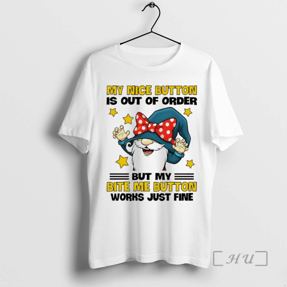 Trending Gnome My Nice Button Is Out Of Order But My Bite My Button Works T-Shirts, Hoodie, Sweatshirt | AU18TeeNovaLab.com