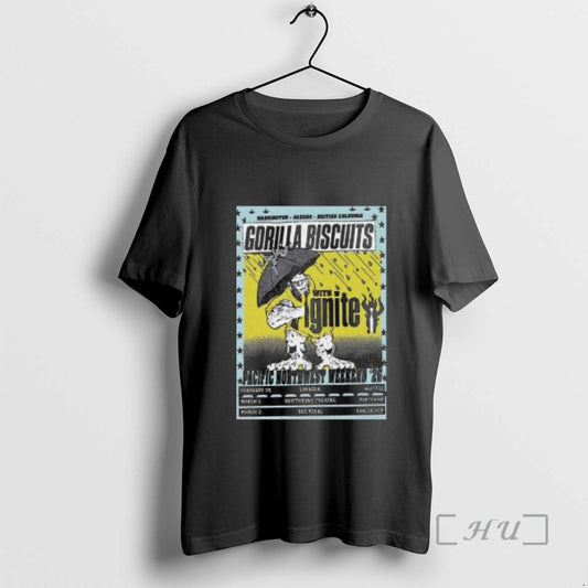 Trending Gorilla Biscuits Pacific Northwest Weekend 2026 Shows Circle Black
