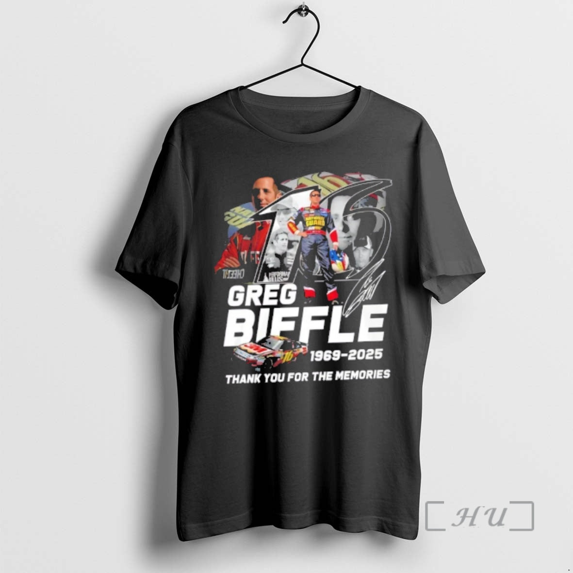 Trending Greg Biffle 1969 2025 Thank You For The Memories Signature Premium T Shirts Sweater Hoodie, Sweatshirt
