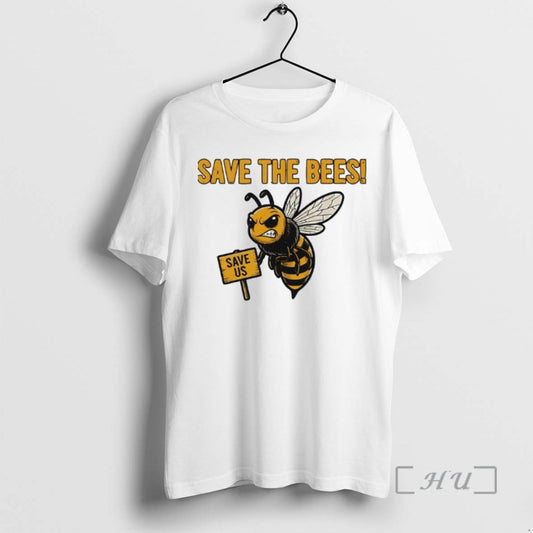 Trending Grumpy Bee Save The Bees Save Save Us T-Shirts, Hoodie, Sweatshirt | AU18TeeNovaLab.com