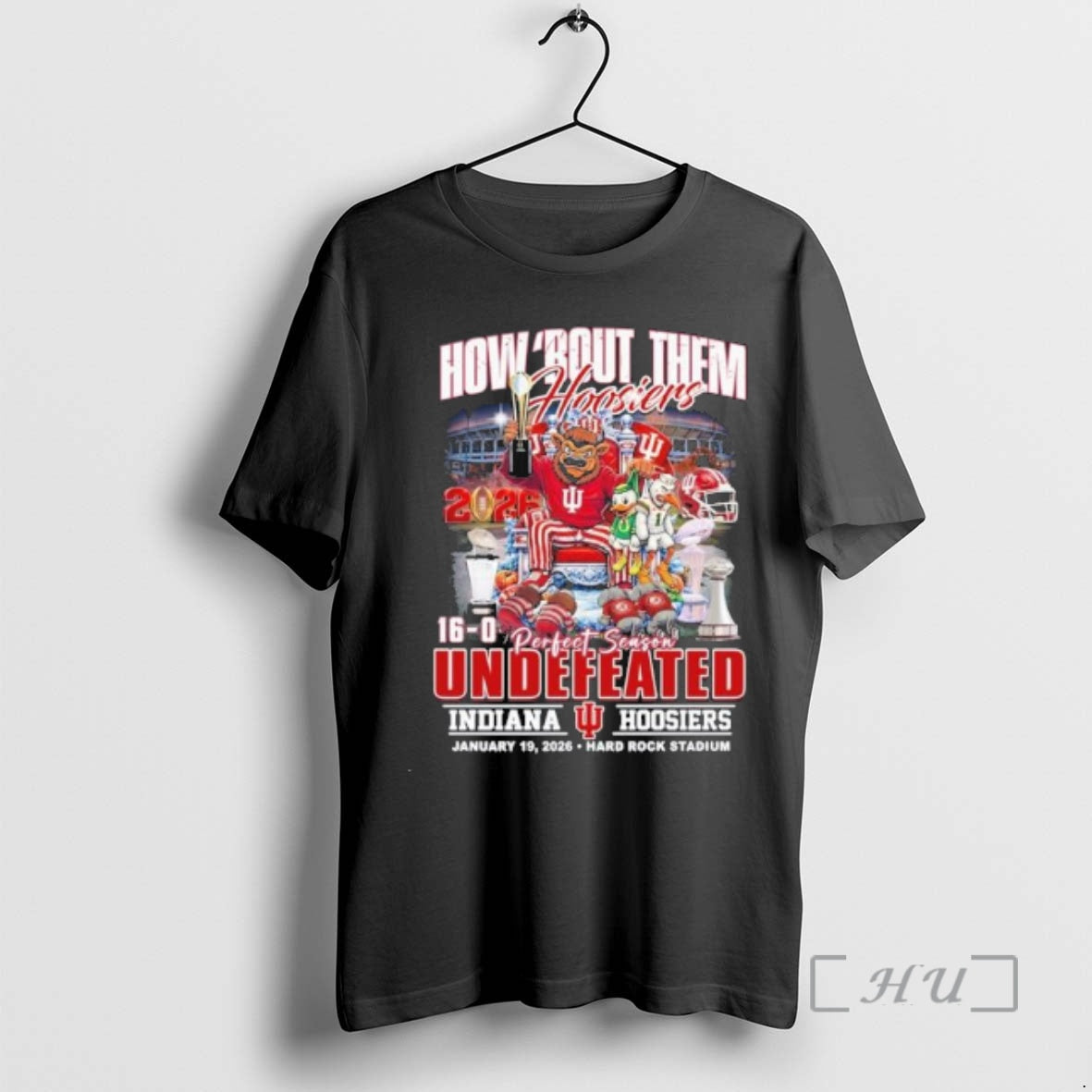 Trending How Bout Them Hoosiers Undefeated 16 0 Perfect Season T-Shirts, Hoodie, Sweatshirt | AU18TeeNovaLab.com