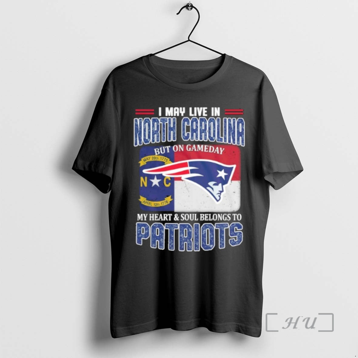 Trending I May Live In North Carolina But On Gameday My Heart Soul Belongs To T-Shirts, Hoodie, Sweatshirt