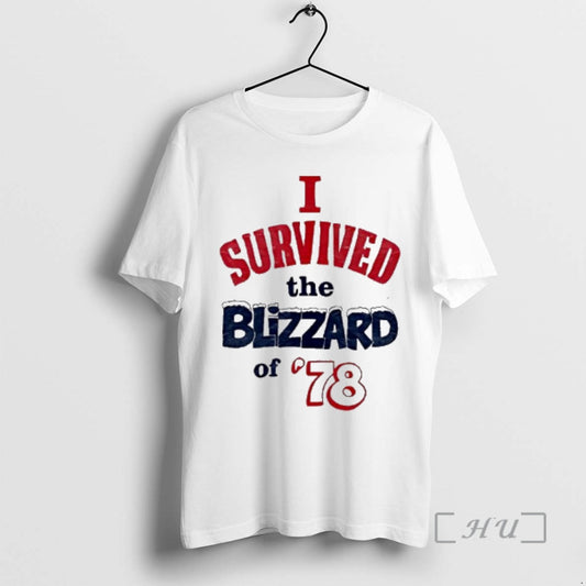 Trending I Survived The Blizzard Of 1978 T-Shirts, Hoodie, Sweatshirt | AU18TeeNovaLab.com