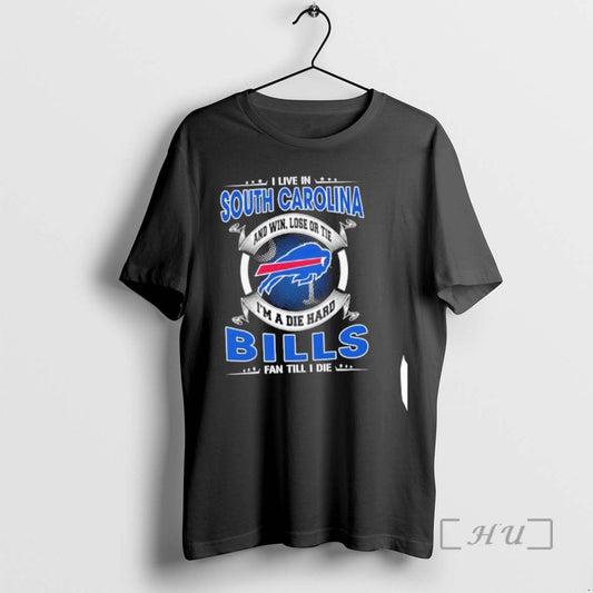 Trending I Live In South Carolina And Win Lose Or Tie Im A Die Hard T-Shirts, Hoodie, Sweatshirt | AU18TeeNovaLab.com