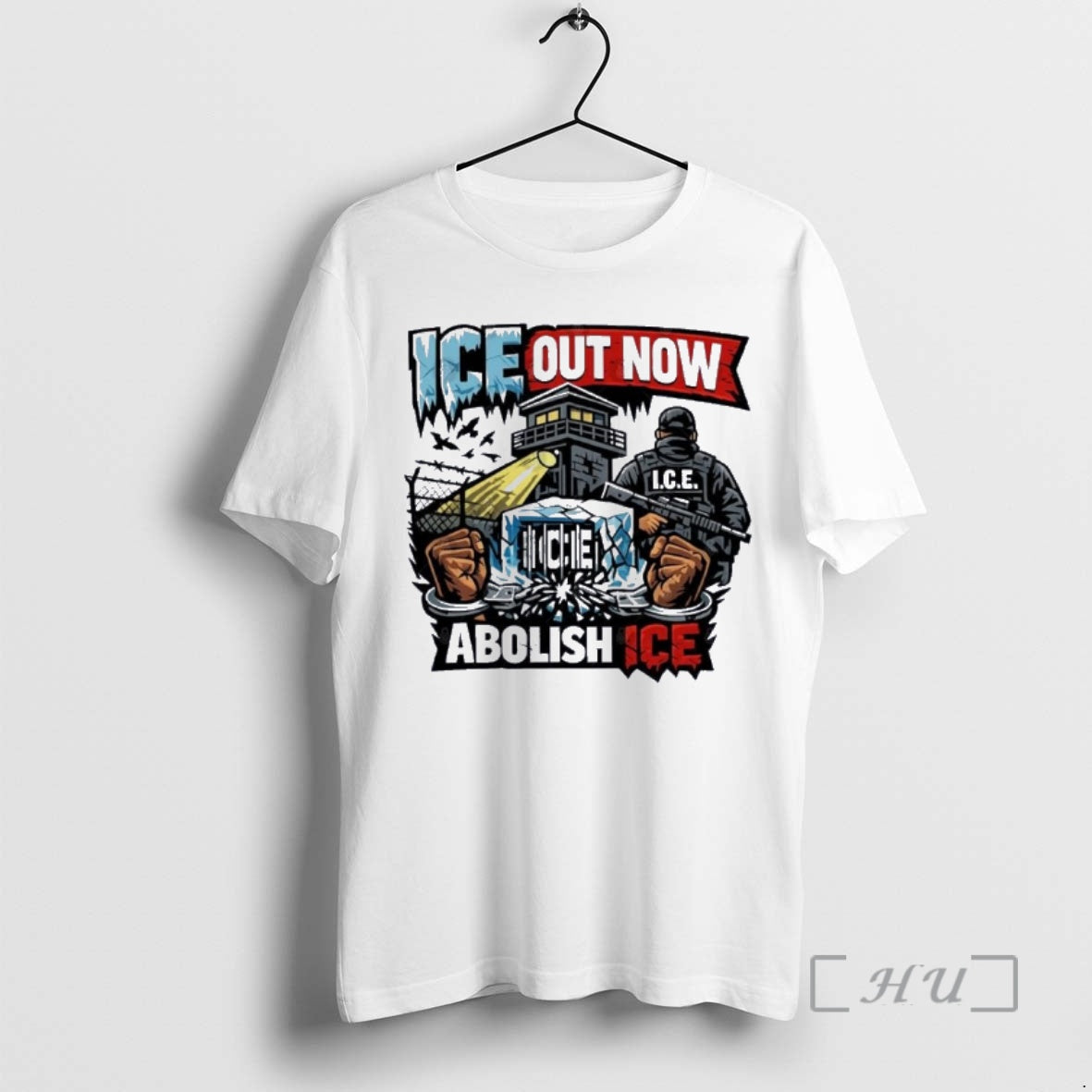 Trending Ice Out Now Abolish Ice T-Shirts, Hoodie, Sweatshirt | AU18TeeNovaLab.com