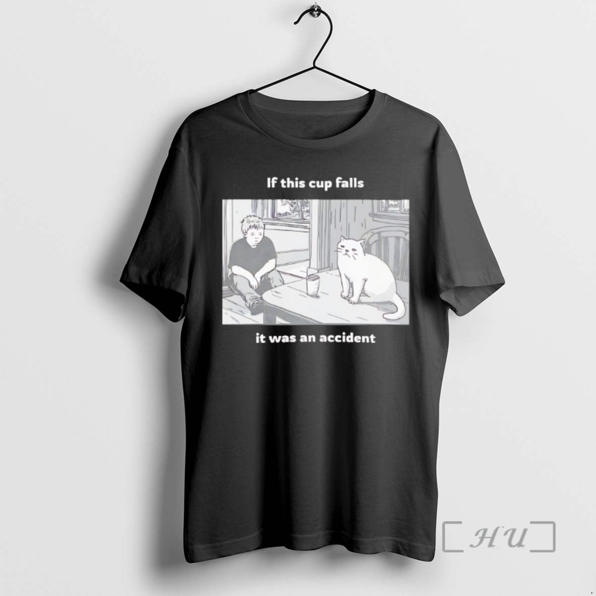 Trending If This Cup Falls It Was An Accident Art T-Shirts, Hoodie, Sweatshirt | AU18TeeNovaLab.com