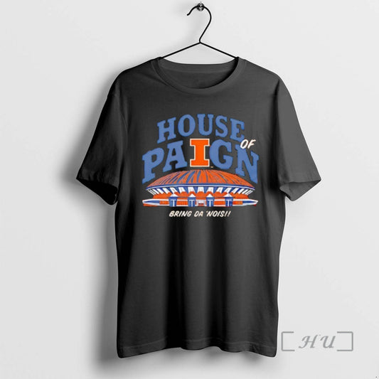 Trending Illinois Fighting Illini Football House Of Paign Bring Da Nois Premium T Shirts Sweater Hoodie, Sweatshirt