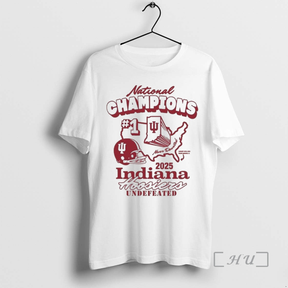 Trending Indiana 2025 National Champions Undefeated T-Shirts, Hoodie, Sweatshirt | AU18TeeNovaLab.com