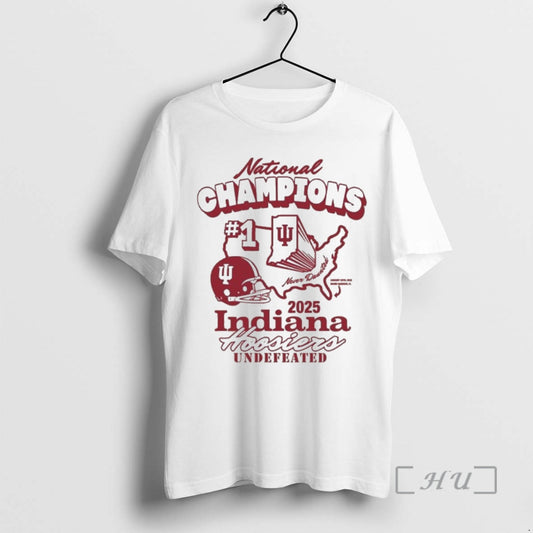 Trending Indiana 2025 National Champions Undefeated T-Shirts, Hoodie, Sweatshirt | AU18TeeNovaLab.com