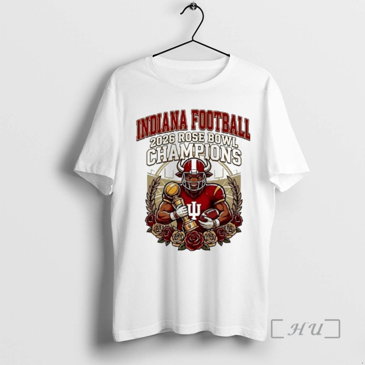 Trending Indiana Football Rose Bowl Champions 2026 Mascot T-Shirts, Hoodie, Sweatshirt | AU18TeeNovaLab.com